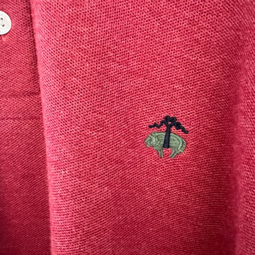 Brooks Brothers Men's Red LS Polo Shirt L - Picture 5 of 6